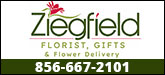 Ziegfield Florist, Gifts & Delivery Sponsorship Banner